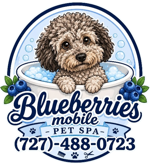 Blueberries Mobile Pet Spa logo